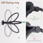 Matte Black 4-Piece Bathroom Hardware Set