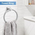 Brushed Nickel 5-Piece Towel Bar Set