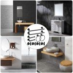 Matte Black Bathroom Hardware Set - 10 Pieces