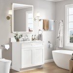 Brushed Nickel 5-Piece Towel Bar Set