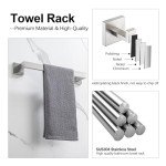 Brushed Nickel 4-Piece Bathroom Hardware Set