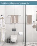 Stainless Steel Bathroom Towel Hardware Set
