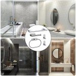 5-Piece Brushed Nickel Bathroom Hardware Set