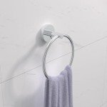 5-Piece Chrome Bathroom Hardware Accessory Set