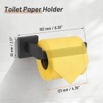 Matte Black 5-Piece Bathroom Hardware Set