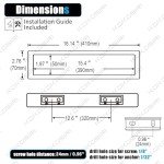 Matte Black Towel Holder - Wall Mounted, 2 Pack