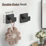 Matte Black 5-Piece Bathroom Hardware Set