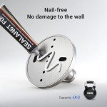 4-Piece Adjustable Bathroom Accessory Set in Nickel