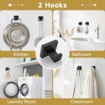 Matte Black 5-Piece Bathroom Hardware Set