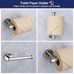 5-Piece Polished Chrome Bathroom Hardware Set