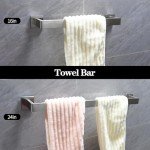 10-Piece Stainless Steel Bathroom Hardware Set