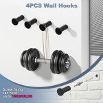 7-Piece Black Bathroom Hardware Set with Towel Bar