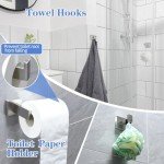 10-Piece Stainless Steel Bathroom Hardware Set