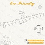 LANC 20-Inch Brushed Nickel Wall-Mounted Towel Bar