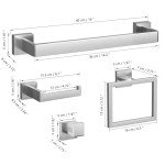 Brushed Nickel 10-Piece Bathroom Hardware Set