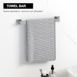 Brushed Nickel 10-Piece Bathroom Hardware Set