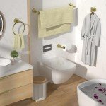 Gold Stainless Steel Bathroom Accessories Set