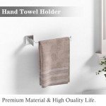 Brushed Nickel 5-Piece Bathroom Towel Rack Set