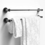 24-Inch Stainless Steel Wall-Mounted Towel Bar