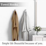 Brushed Nickel 5-Piece Bathroom Towel Rack Set