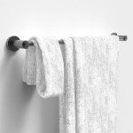 24-Inch Stainless Steel Wall-Mounted Towel Bar