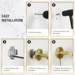 Gold Stainless Steel Bathroom Accessories Set