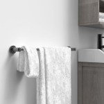 24-Inch Stainless Steel Wall-Mounted Towel Bar