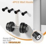 7-Piece Black Bathroom Hardware Set by SAYAYO