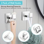 Herogo 5-Piece Brushed Nickel Bathroom Hardware Set
