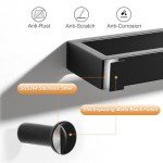 7-Piece Black Bathroom Hardware Set by SAYAYO