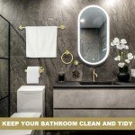 10-Piece Gold Bathroom Accessories Set