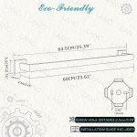 24-Inch Stainless Steel Wall-Mounted Towel Bar