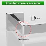 5-Piece Polished Chrome Bathroom Towel Rack Set