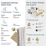 Golden Champagne Towel Bar - 18 Inch Pack