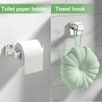 5-Piece Polished Chrome Bathroom Towel Rack Set