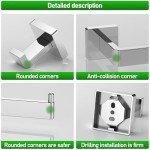 5-Piece Polished Chrome Bathroom Towel Rack Set