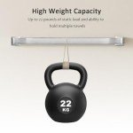 Wall-Mounted Brushed Nickel Towel Rack - 23.6 Inch