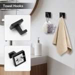 Matte Black Stainless Steel Bathroom Accessories Set