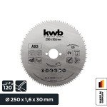 KWB Precision Circular Saw Blade - 250mm