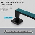 15-Piece Matte Black Bathroom Towel Hardware Set