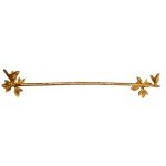 Brass Bird Antique Wall-Mounted Towel Bar