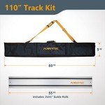 POWERTEC 110" Track Saw Guide Rail Kit