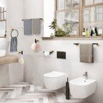 Black and Gold 10-Piece Bathroom Towel Bar Set