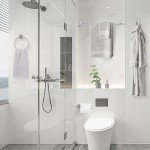 Brushed Nickel 4-Piece Bathroom Towel Bar Set