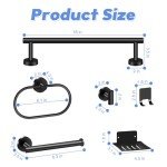 Bathroom Hardware Set: Towel Racks and Accessories