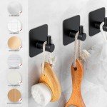 8-Piece Black Stainless Steel Bathroom Hardware Set