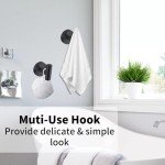 Matte Stainless Steel 4-Piece Bathroom Accessories Set