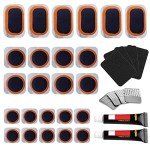 Bike Tire Repair Kit with 24 Patches & Tools