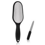 Stainless Steel Dual-Sided Foot File and Rasp