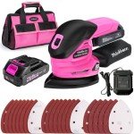 Cordless Detail Sander with Batteries and Charger